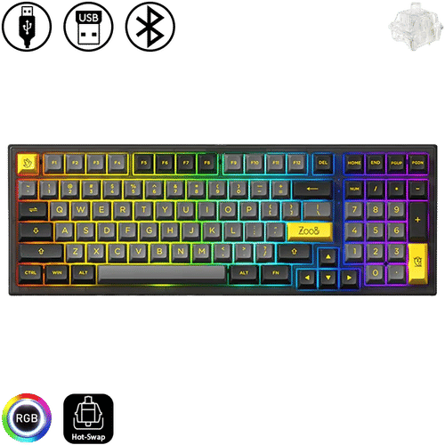 Akko PC98B Plus - Black & Gold
